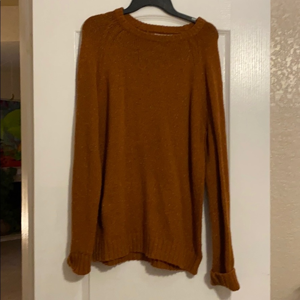 Burnt Orange Fall Sweater- Urban Outfitters